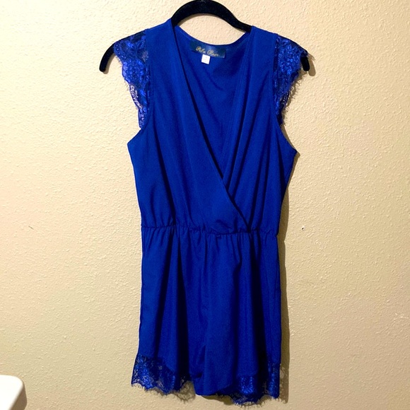 Sheer Lace Romper - Picture 1 of 3
